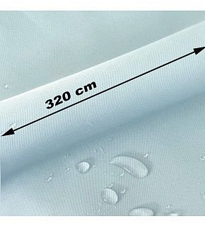 Vodu odpuzující oxfordová látka s teflonovou úpravou, 165 g/m², šíře 320 cm, světle modrá