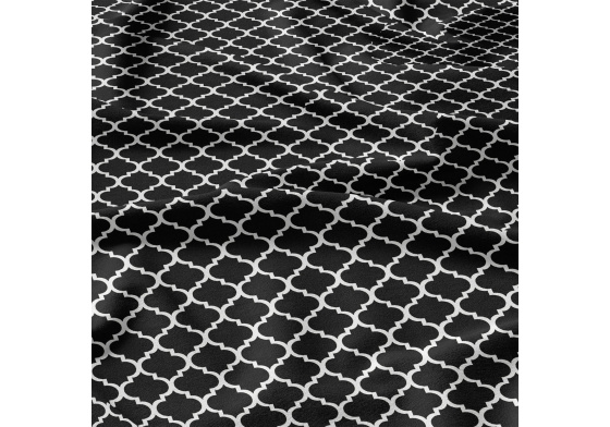 Bavlněná látka Maroko na Černém