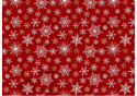Vánoční bavlněná látka, metráž, šíře 160 cm, Vánoční hvězdy na Červeném