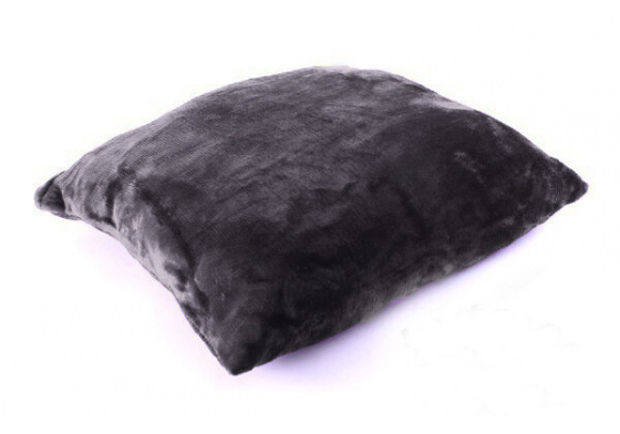 Povlak na polštář Velur barva Grafitová, 40X40cm