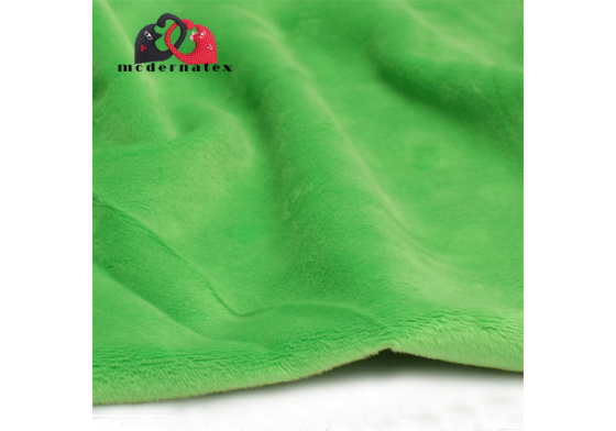 Minky mikroplyš jednobarevné barva zelená