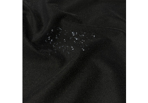 Vodoodpudivá látka Oxford s PU zátěrem, 200 g/m², šíře 160 cm, černá