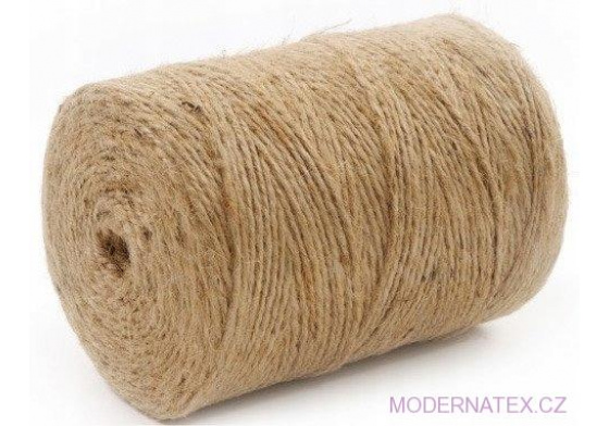 Lněný stáčený provázek 150x5 SN, 250gr, navín 330m