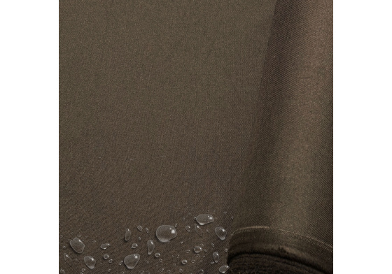Nepromokavá látka Imitace lnu-27, Hnědá