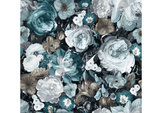 Velurové potahové látky s potiskem vzor 54912-1028