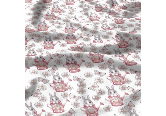 Bavlněné látky, metráž. Králičí na Bílém 