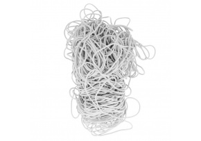 Kulatá pruženka bílá 3 mm