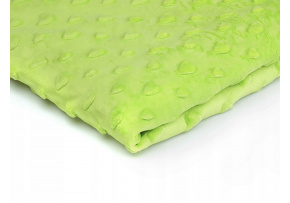 Látka Mínky Srdička, barva Seledin 34