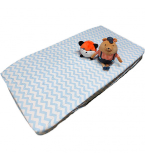 Prostěradlo do postýlky bavlněné na gumu 120x60 cm