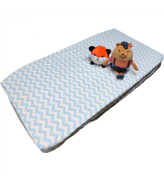 Prostěradlo do postýlky bavlněné na gumu 120x60 cm