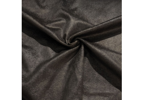 Velurová potahová látka, Infinity, Čokoládová