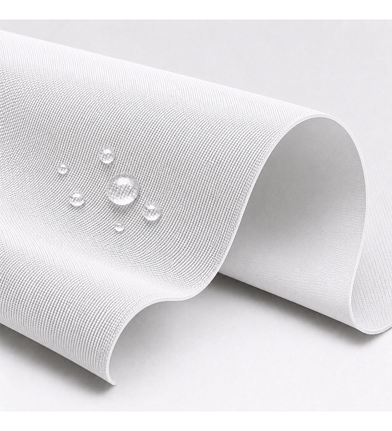 Nepromokavá látka Kodura PVC zátěr 600D, 360 g/m², šíře 150 cm, bílá