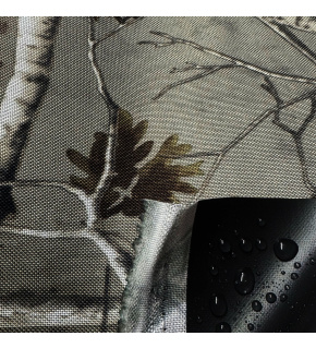 Nepromokavá látka Kodura PVC zátěr 600D, 360 g/m², šíře 150 cm, podzim šedý