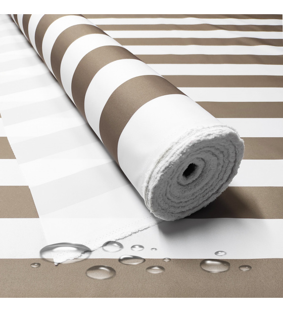 Vodu odpuzující látka barva PROUŽKY CAPPUCCINO