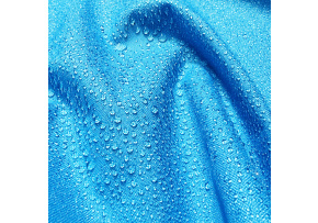 Vodoodpudivá látka Oxford s PU zátěrem, 200 g/m², šíře 160 cm, světle modrá