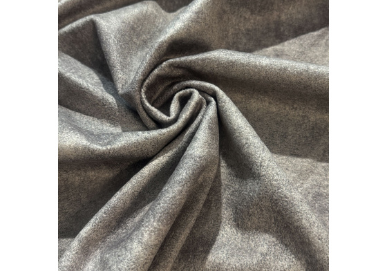 Velvet upholstery fabric, Infinity, Stone