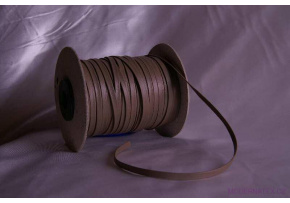 Kožená puspulka barva tm. hnědá 304