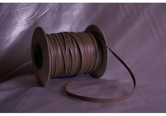 Kožená puspulka barva tm. hnědá 304