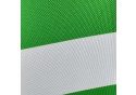 Venkovní látka na zahradní lehátka a houpací sítě, Bílo-Zelená Šachovnice, 5x10 cm