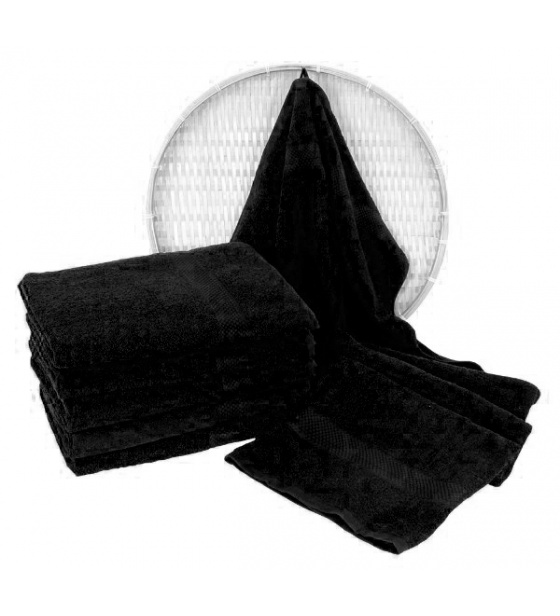 Darsi froté ručník 50x100 cm, barva černá