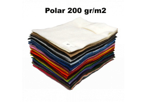 Vzorník látek Polar (Mikrofleece) 200 gr/m2, 15x20 cm