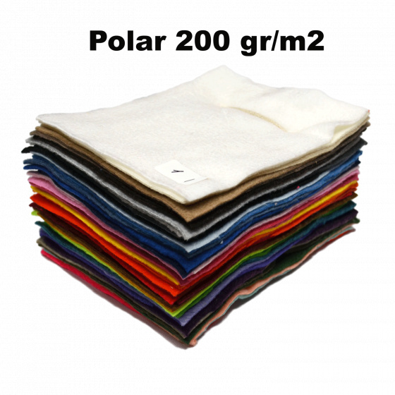 Vzorník látek Polar (Mikrofleece) 200 gr/m2