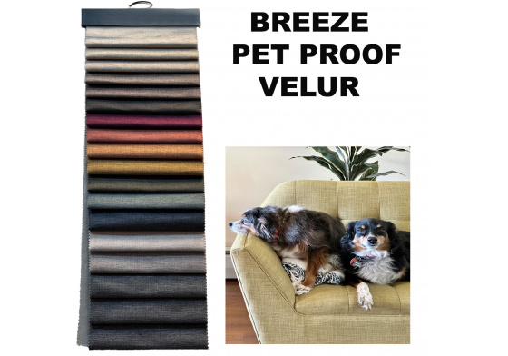 Vzorník čalounických látek Breeze, 15x20 cm