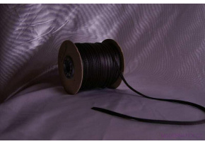 Kožená puspulka barva černá 332