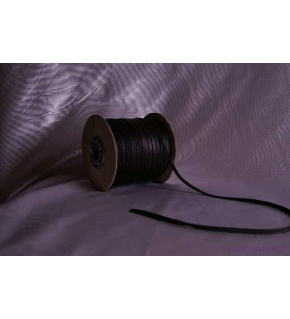 Kožená puspulka barva černá 332