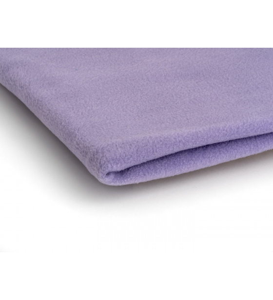 Polar fleece látka 200 g/m², šířka 150 cm, světle fialový, metráž