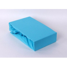 Exclusive Jersey prostěradlo - modrá 160x200 cm varianta modrá