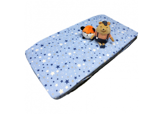 Prostěradlo do postýlky bavlněné na gumu 120x60 cm