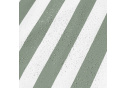 Nepremokavá látka, farba šedo-zelená prúžky, metráž 160 cm 