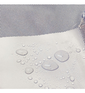 Nepromokavá látka Kodura PVC zátěr 1680D, 546 g/m², šíře 150 cm, šedá