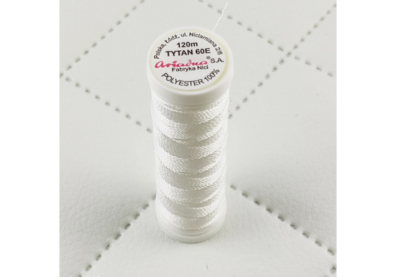Šicí nitě TYTAN 60E 120 m bílé 2500 SMALL
