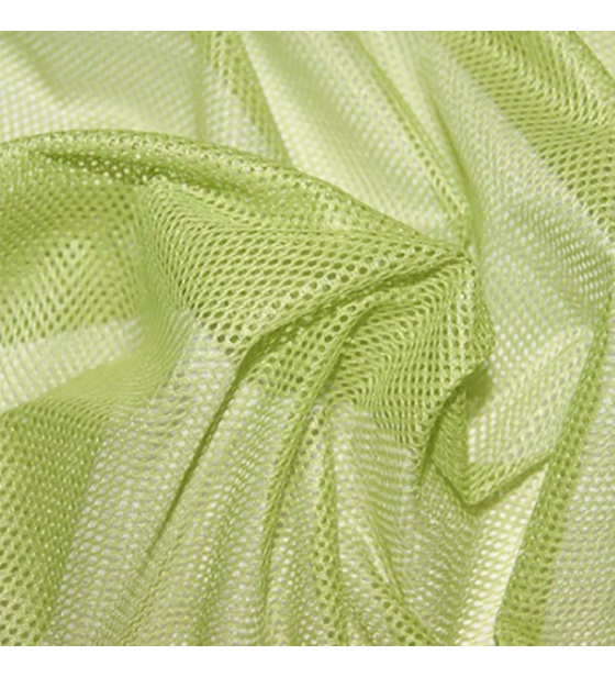 Polyesterová elastická síťovina barva zelená, oko 2x2 mm