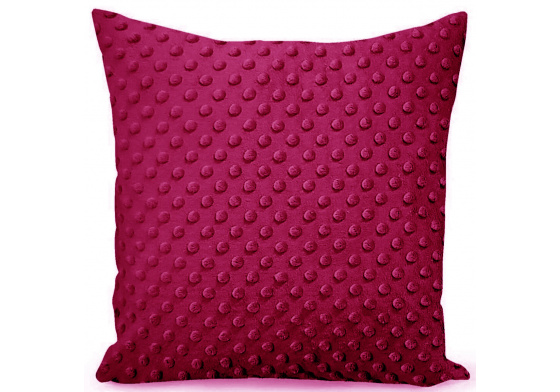 Povlak na polštářek mikroplyš 40X40 cm, barva Tm. Fuchsie
