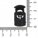 Stoper do sznurka 5 mm kolor czarny wzór 038