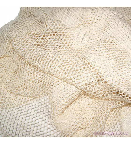 Síť bavlněná, bavlna 100% střední oko 2x2 mm