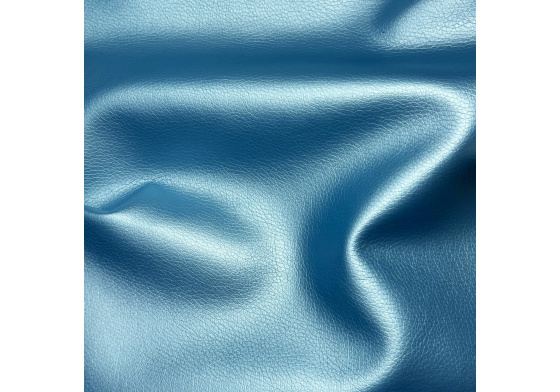 Ekokůže SOFT, barva Modrá, glazovaná, koženka metráž
