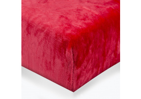 Prostěradlo mikroflanel barva Červená 140x200