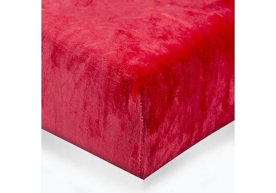 Prostěradlo mikroflanel barva malinová 140x200