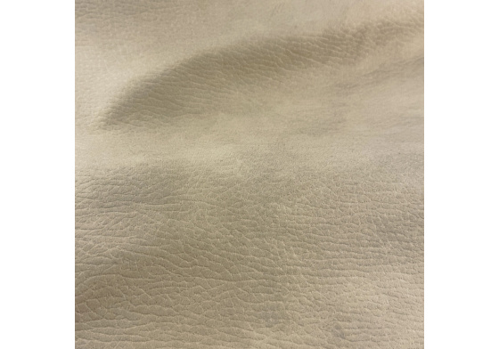 Eco-leather Largo Beige, upholstery fabric on a backing, coarse, by the meter
