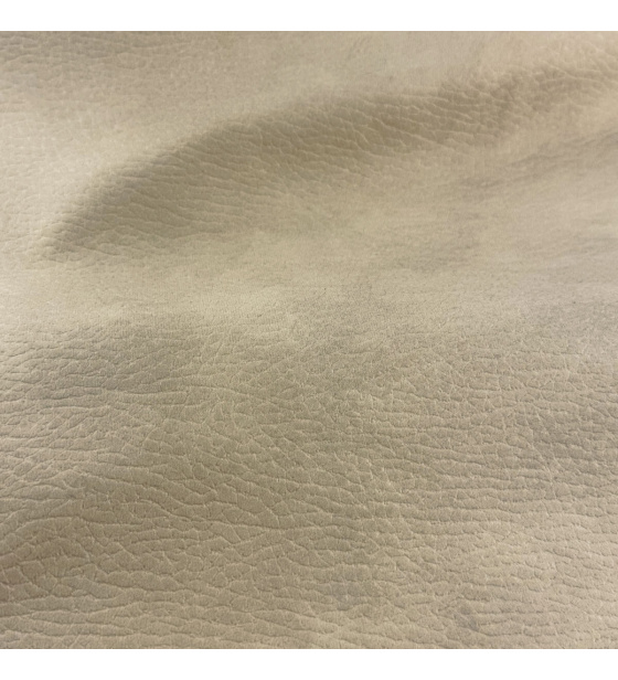 Eco-leather Largo Beige, upholstery fabric on a backing, coarse, by the meter