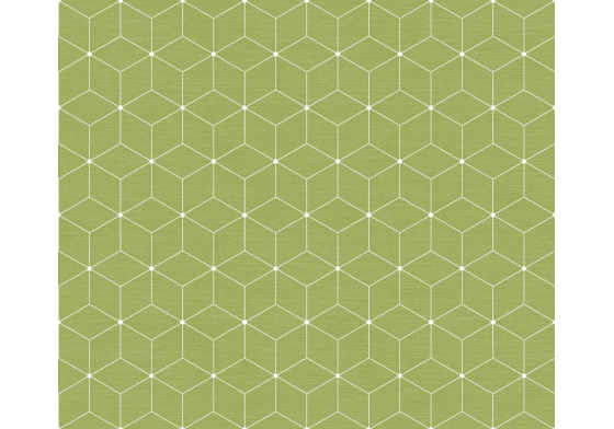 Velurové potahové látky s potiskem, Krychle na Zeleném