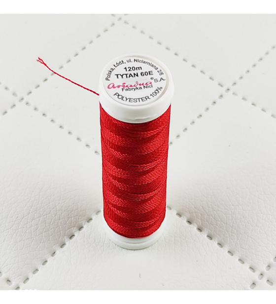 Šicí nitě TYTAN 60E 120 m červené 2522 SMALL