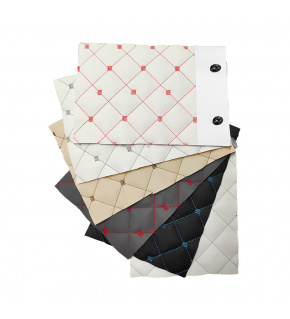 Vzorník potahových látek Eko kůže Prošívaná MIX, 15x19 cm Vzorník potahových látek Eko kůže Prošívaná MIX, 15x19 cm